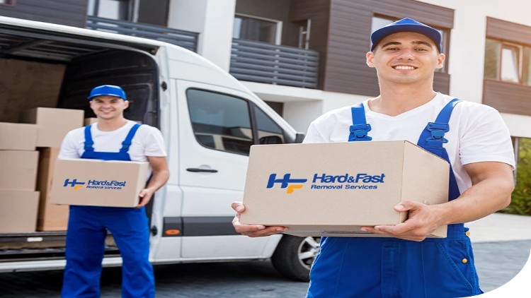 Removalist holding boxes for interstate move